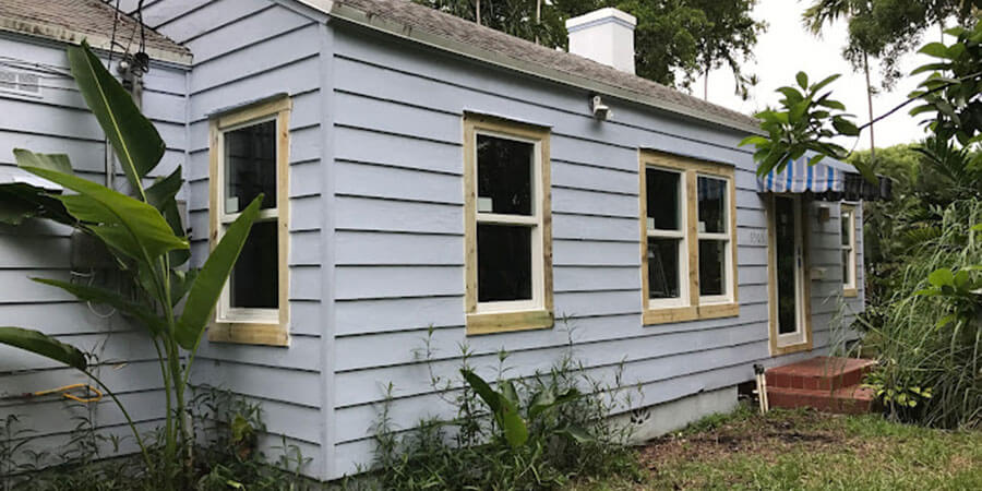 single hung windows living room